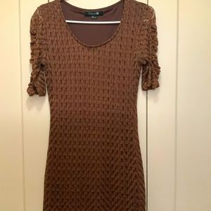 FOREVER21 Crochet Overlay Short sleeve Dress